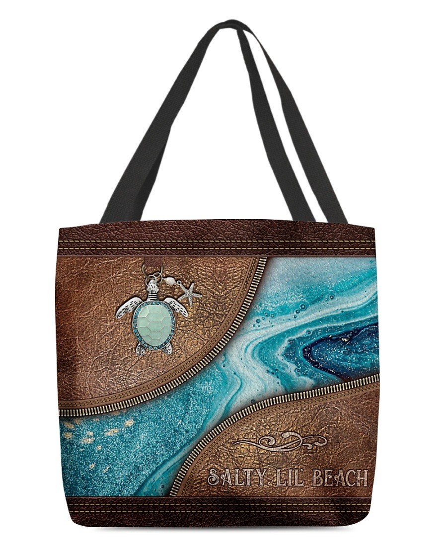 Salty-Lil-Beach-Leather-Pattern-Tote-Bag