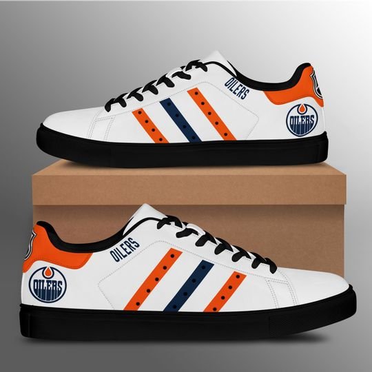 Edmonton Oilers Stan Smith Low Top Shoes 1