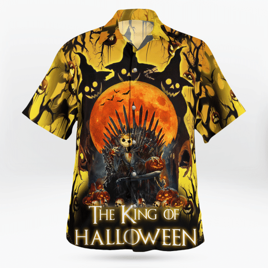 Jack Skellington The King Of Halloween Hawaiian Shirt1