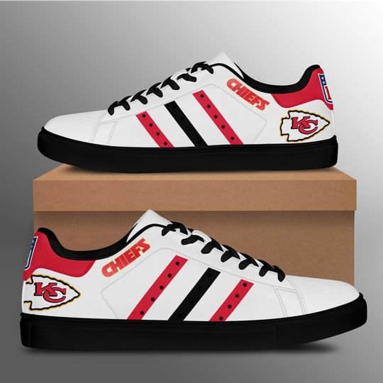 Kansas City Chiefs Stan Smith Low Top Shoes 1