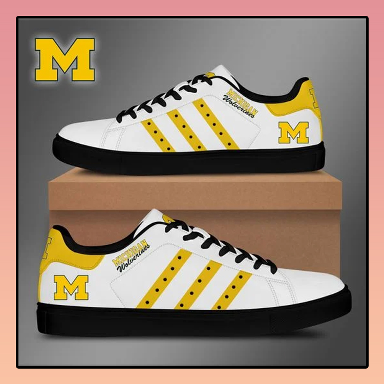 Michigan Wolverines Stan Smith Low top shoes 2