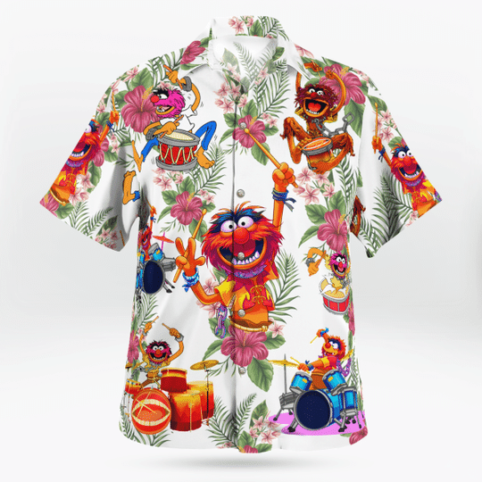 Muppet Drumming Hawaiian Shirt 1