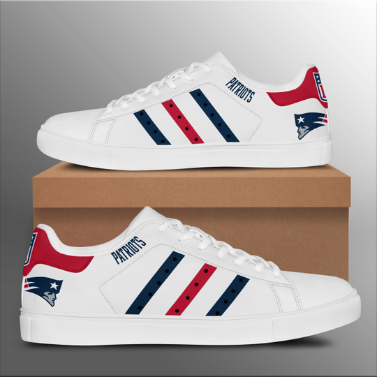 New England Patriots Stan Smith Low Top Shoes 2