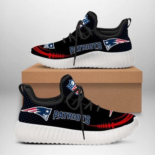 New England Patriots yeeze high top Sneakers 1