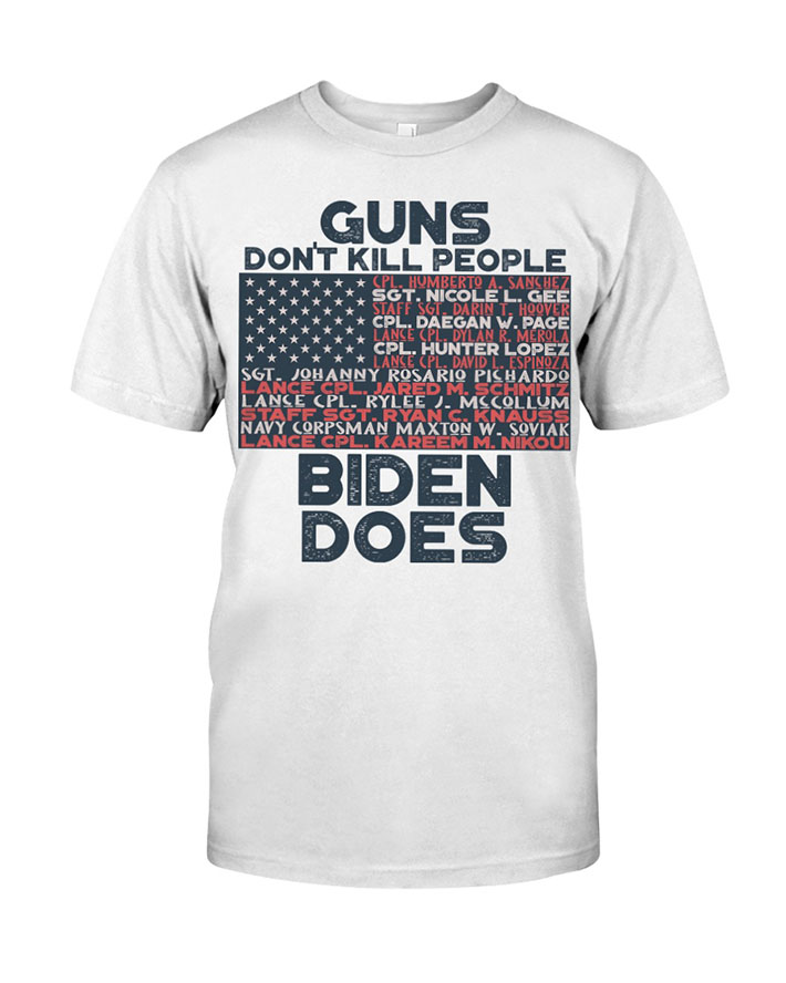 American Flag Guns Dont Kill People Biden Does Shirt Hoodie