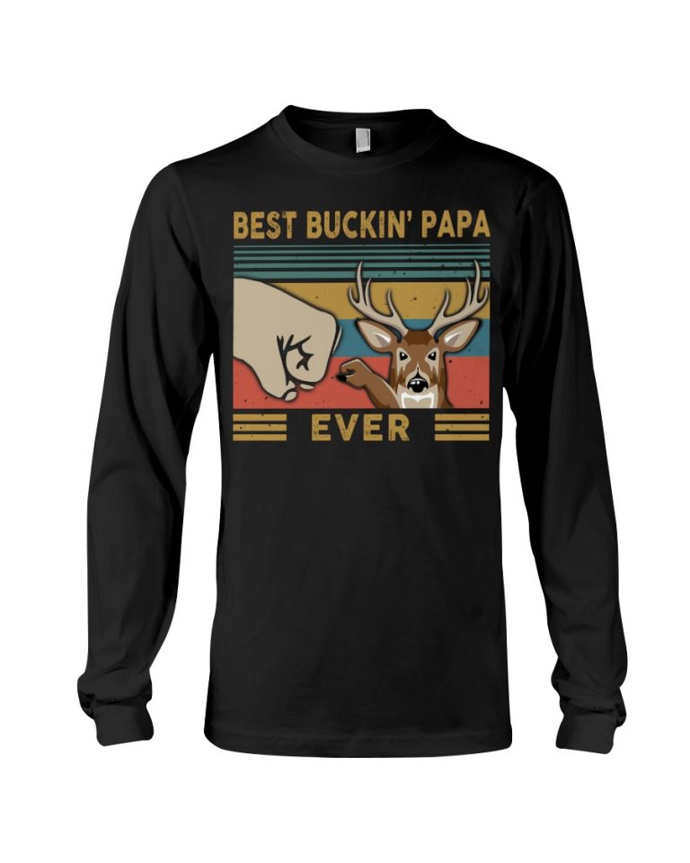 Best buckin papa ever deer shirt, hoodie 5