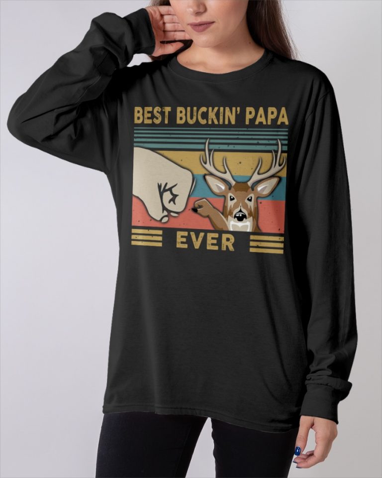 Best buckin papa ever deer shirt, hoodie 6