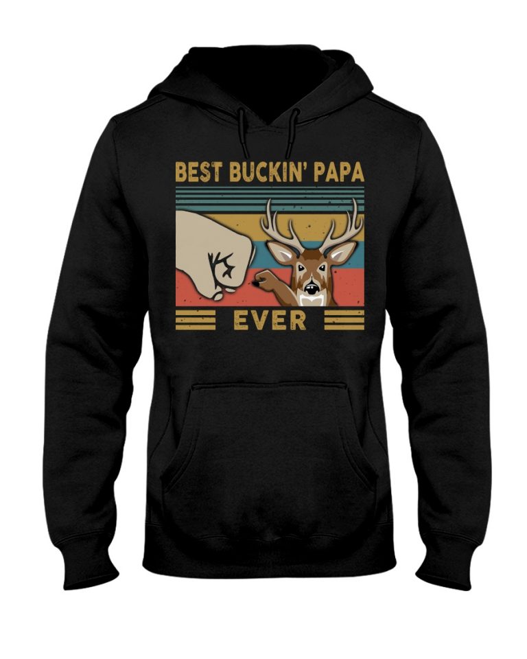 Best buckin papa ever deer shirt, hoodie 10