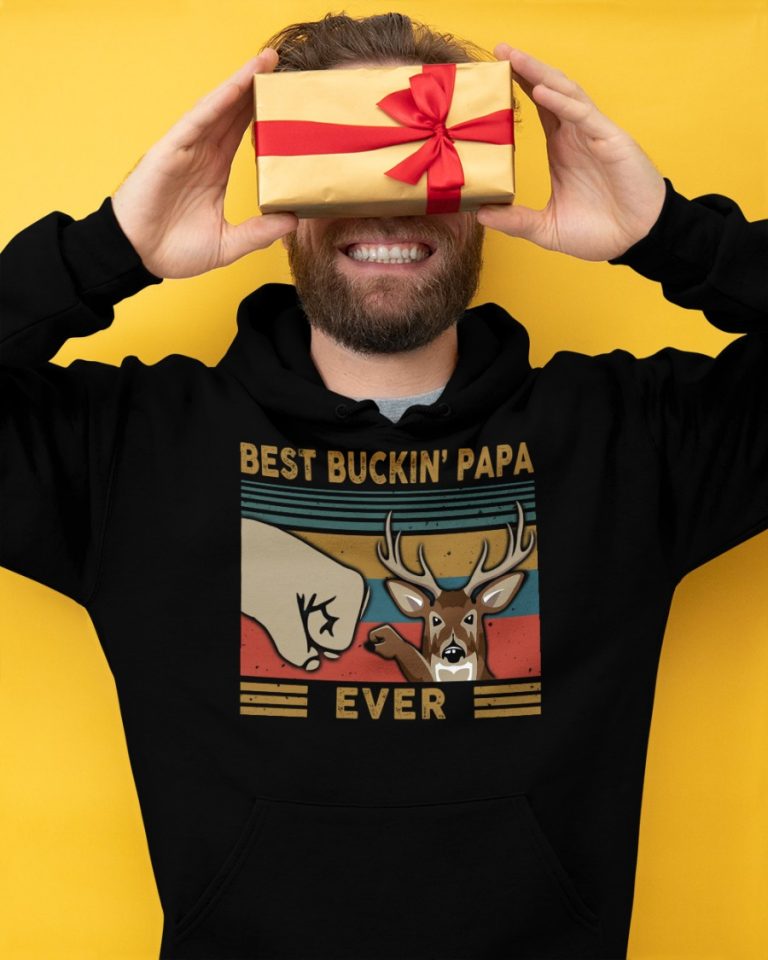 Best buckin papa ever deer shirt, hoodie 11