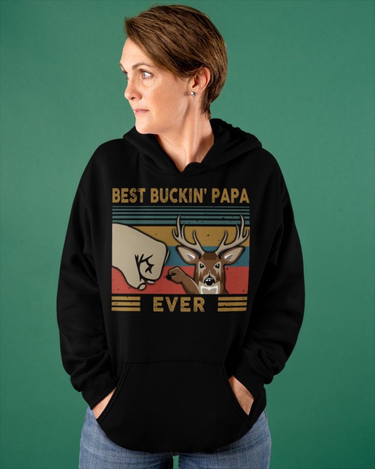 Best buckin papa ever deer shirt, hoodie 12