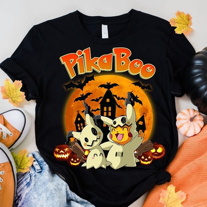 Halloween Pikaboo Pikachu Boo shirthoodie 2