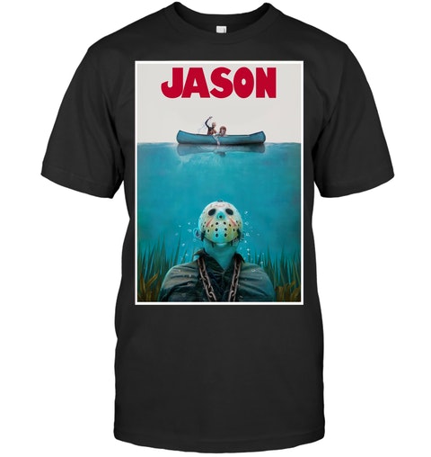 Jason Voorhees Jaws Shark Hoodie Shirt