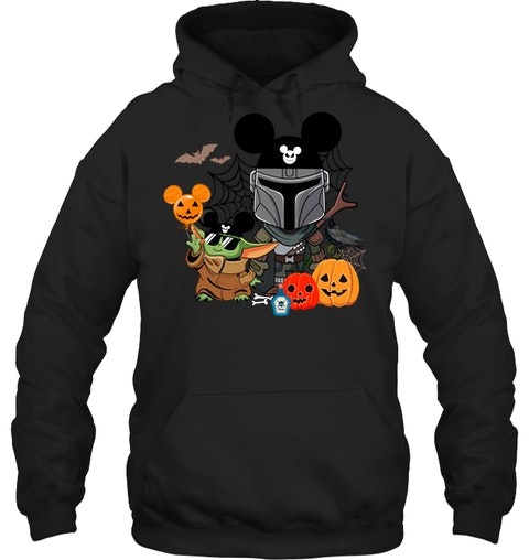 Mickey Mouse Star Wars Pumpkin Halloween shirt hoodie 4