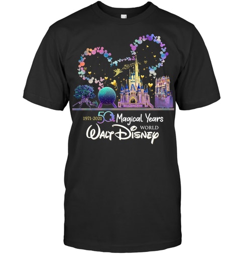 50 magical years world Walt Disney shirt hoodie 1