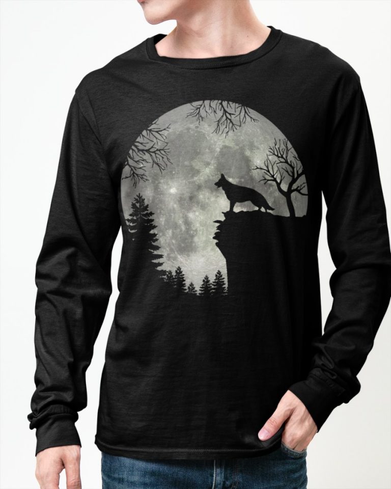 German Shepherd And Moon Halloween shirt, hoodie 8