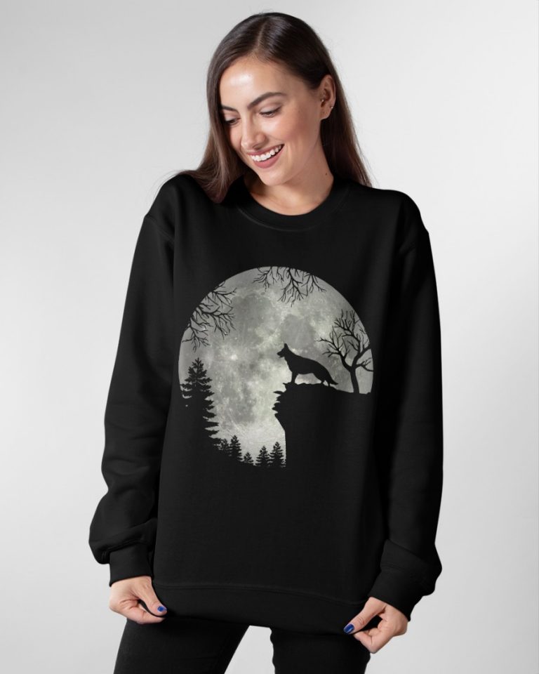 German Shepherd And Moon Halloween shirt, hoodie 11