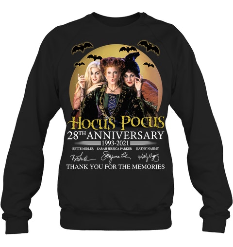Hocus Pocus 28Th Anniversary 1993 2021 Thank You For The Memories Hoodie Shirt3