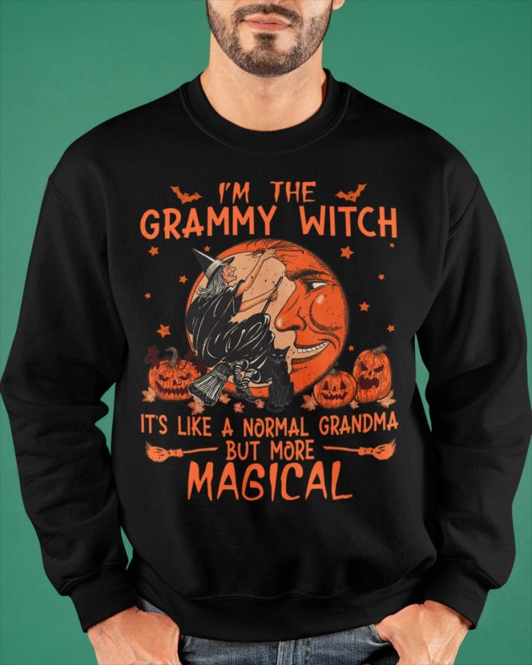 Im The Grammy Witch Its Like A Normal Grandma But More Magical Shirt, Hoodie 3