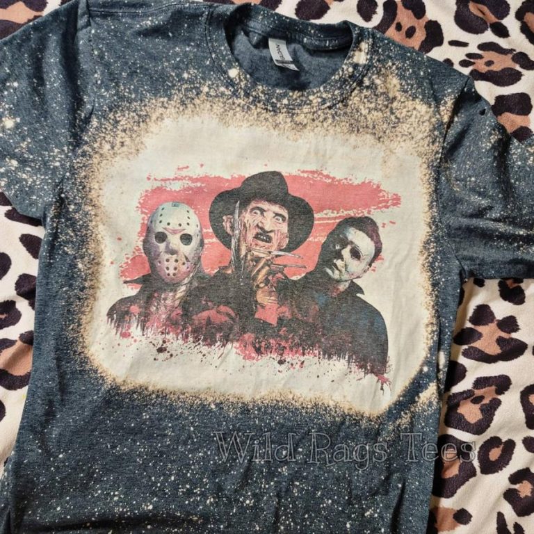 Jason Voorhees Freddy Krueger Michael Myers Halloween bleach shirt 3