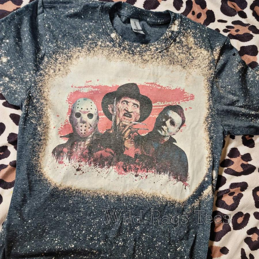 Jason Voorhees Freddy Krueger Michael Myers Halloween bleach shirt