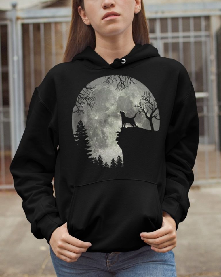Labrador Retriever And Moon Halloween night shirt, hoodie 4