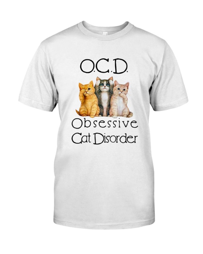 OCD Obsessive cat disorder shirt, hoodie 1
