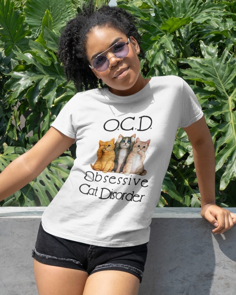 OCD Obsessive cat disorder shirt, hoodie 3