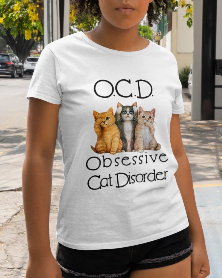 OCD Obsessive cat disorder shirt, hoodie 4