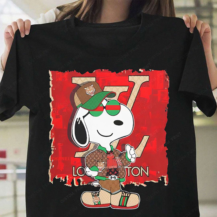 Snoopy Louis Vuitton Tshirt