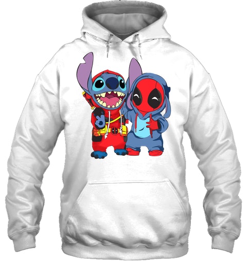 Stitch And Deadpool Shirt Hoodie2