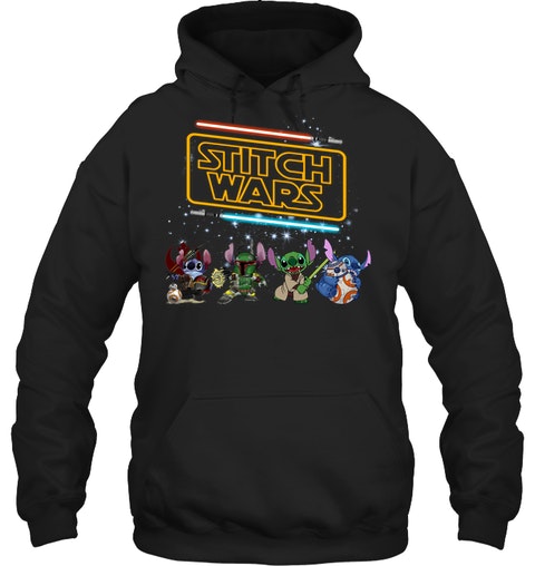 Stitch Star Wars Hoodie Shirt2