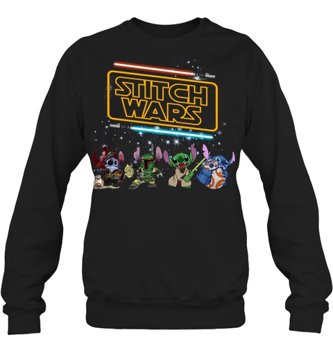 Stitch Star Wars Hoodie Shirt3