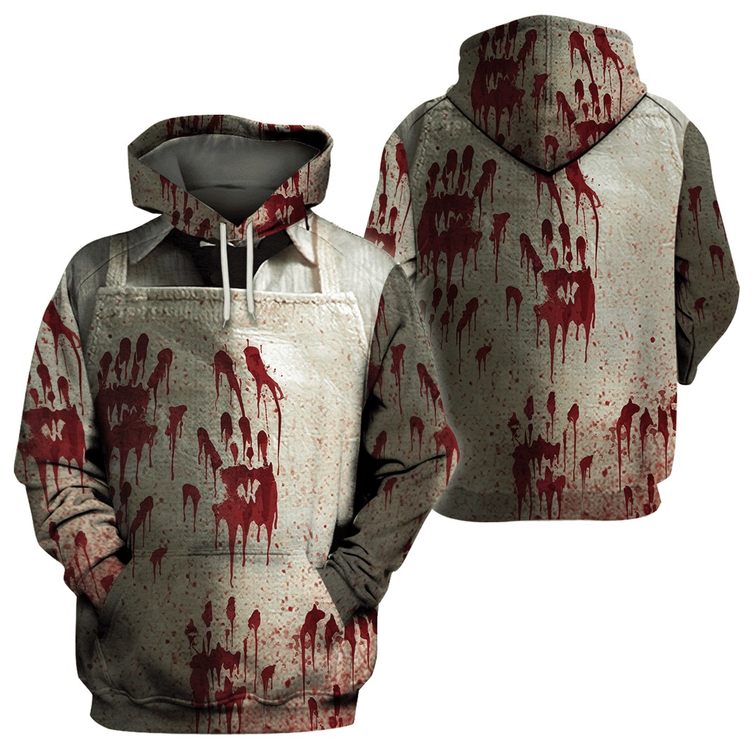 The Texas Chainsaw Massacre Leatherface 3D Hoodie Sweatshirt