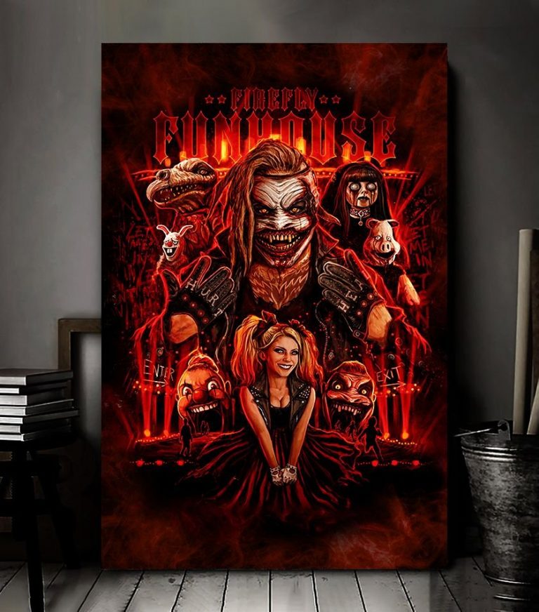 WWE The Fiend And Alexa Bliss Firefly Fun House Poster 2