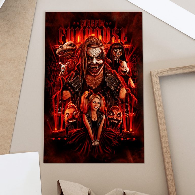 WWE The Fiend And Alexa Bliss Firefly Fun House Poster 4