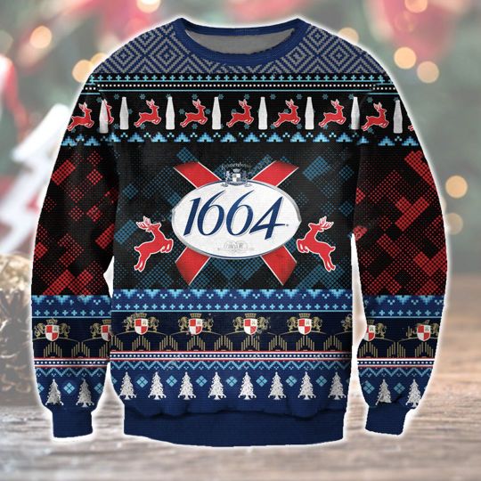 1664 Beer Christmas Ugly Sweater