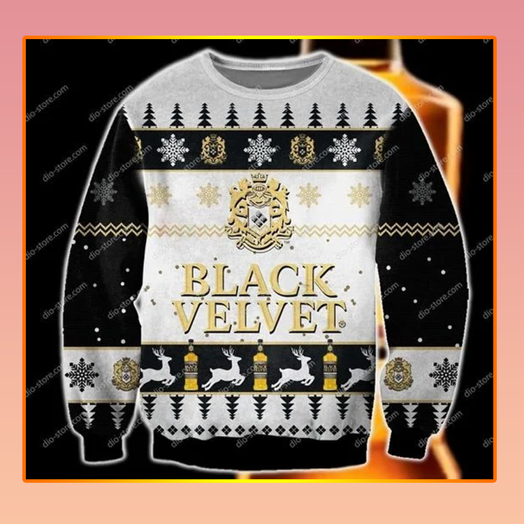 Black Velvet Beer Christmas Ugly Sweater1