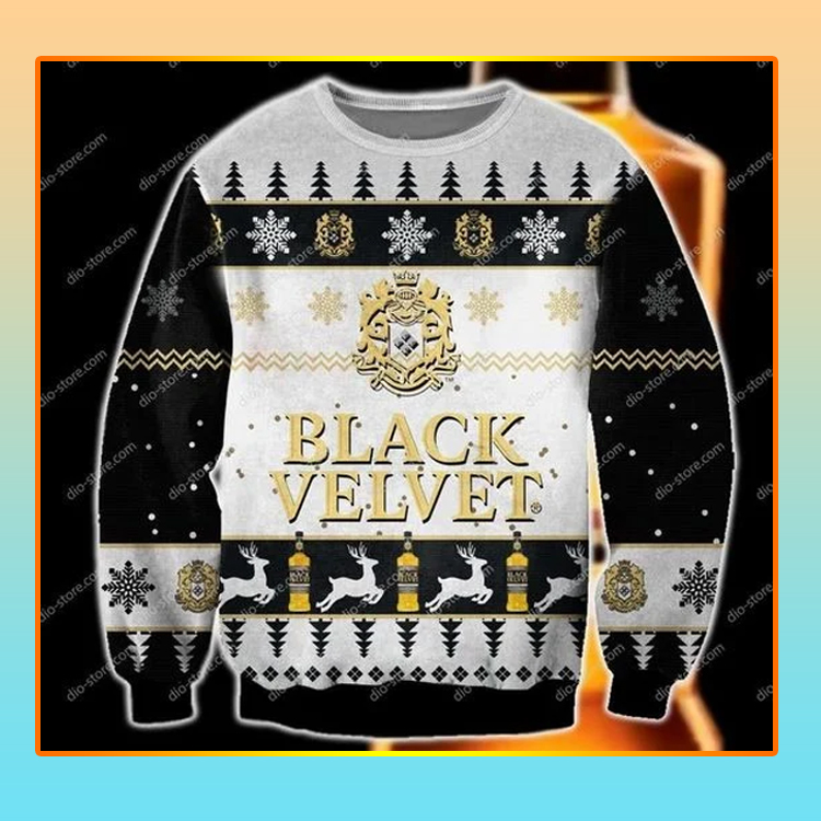 Black Velvet Beer Christmas Ugly Sweater2