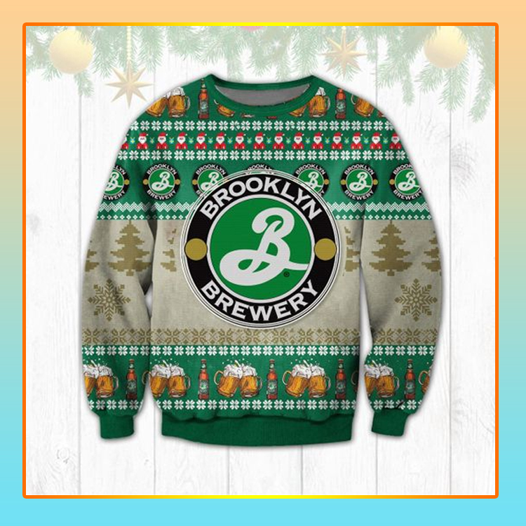 Brooklyn Beer Christmas Ugly Sweater1