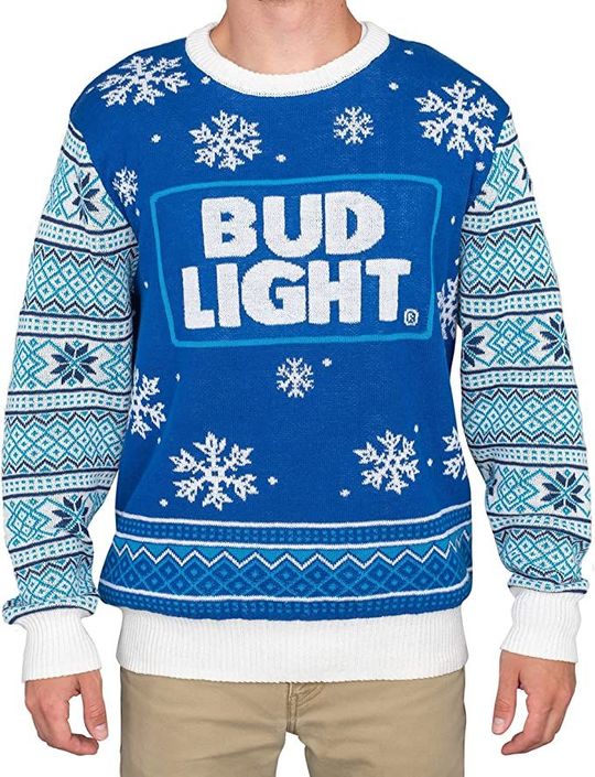 Bud Light Christmas Ugly Sweater