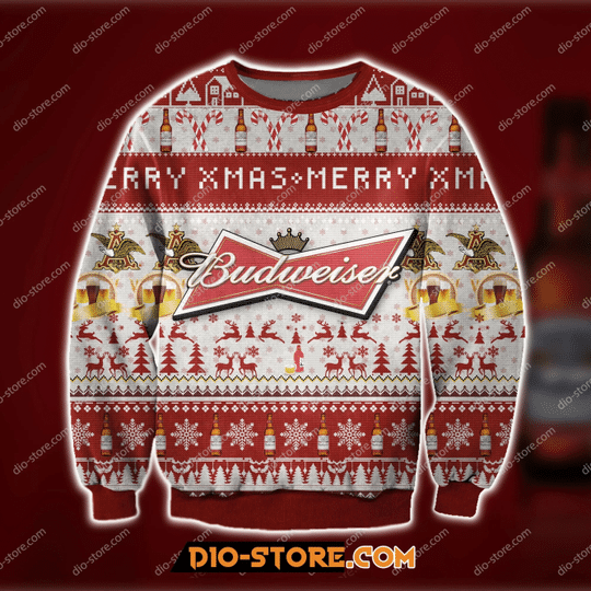 Budweiser Beer Christmas Ugly Sweater