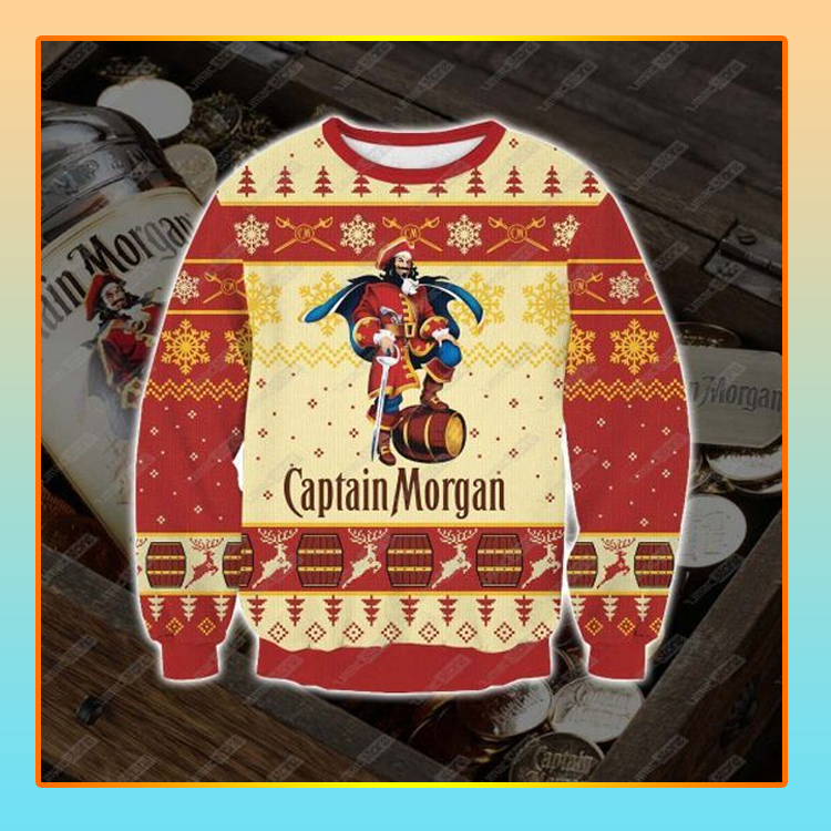 Captian Morgan Beer Christmas Ugly Sweater1