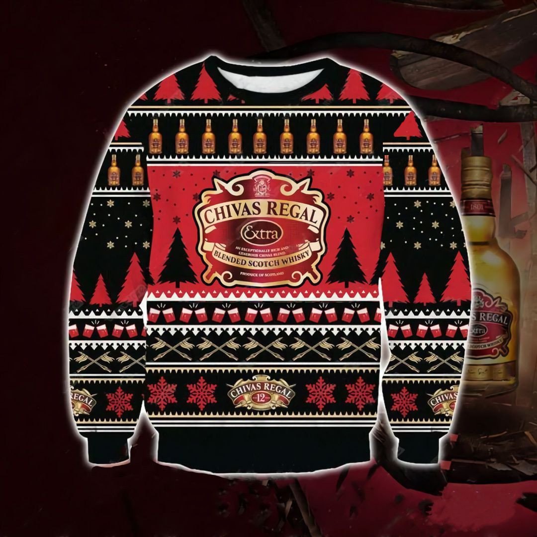 Chivas Regal Beer Christmas Ugly Sweater