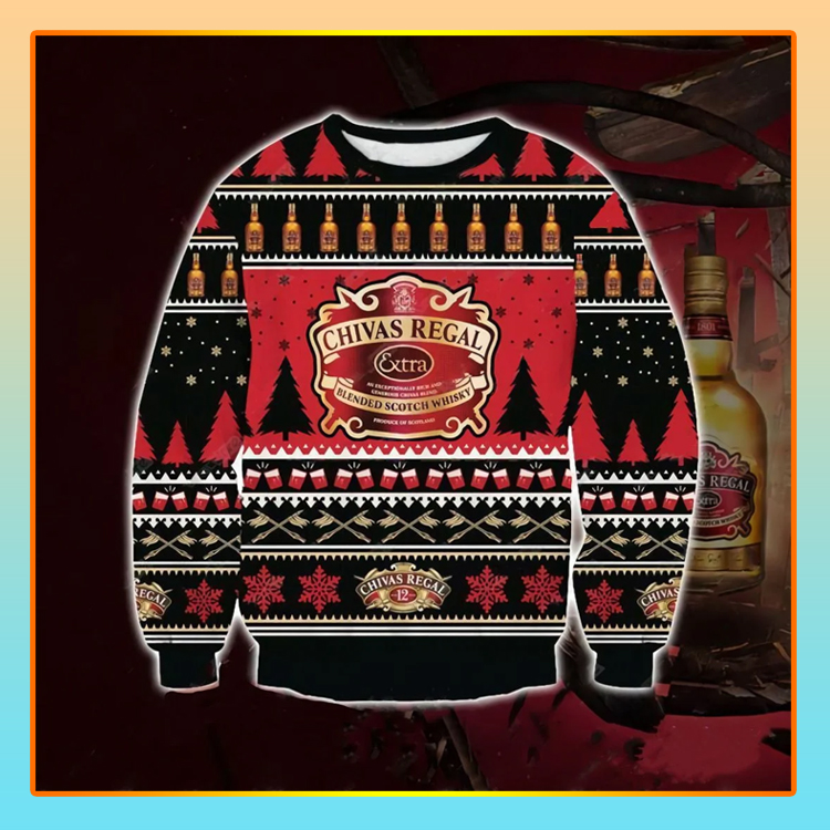 Chivas Regal Beer Christmas Ugly Sweater1
