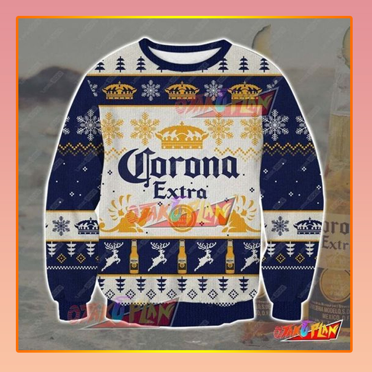 Corona Extra Beer Christmas Ugly Sweater1