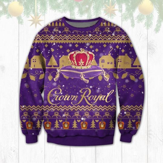 Crown Royal Christmas Ugly Sweater