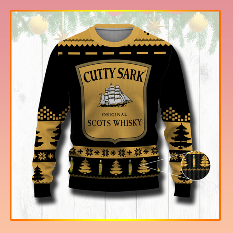 Cutty Sark Beer Christmas Ugly Sweater1