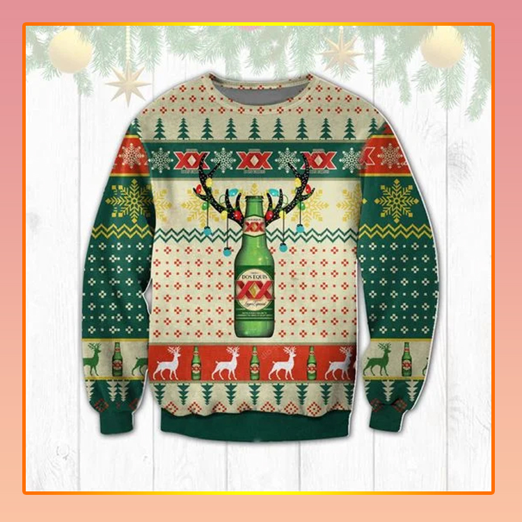 Dos Equis Beer Christmas Ugly Sweater1