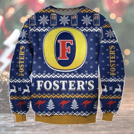 Fosters Beer Christmas Ugly Sweater