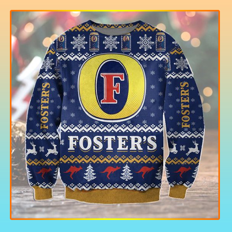 Fosters Beer Christmas Ugly Sweater1